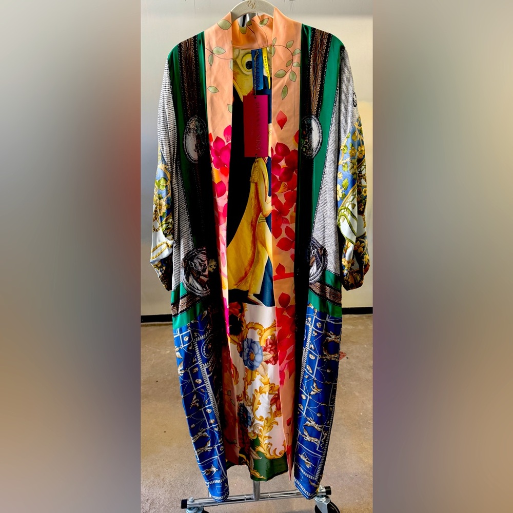 Rianna + Nina NWT Silk Kimono O/S